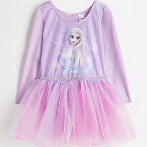Frozen Elsa Dance Leotard Tutu